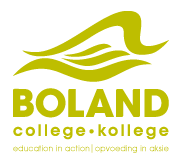 Boland TVET College Admission Form for Intake